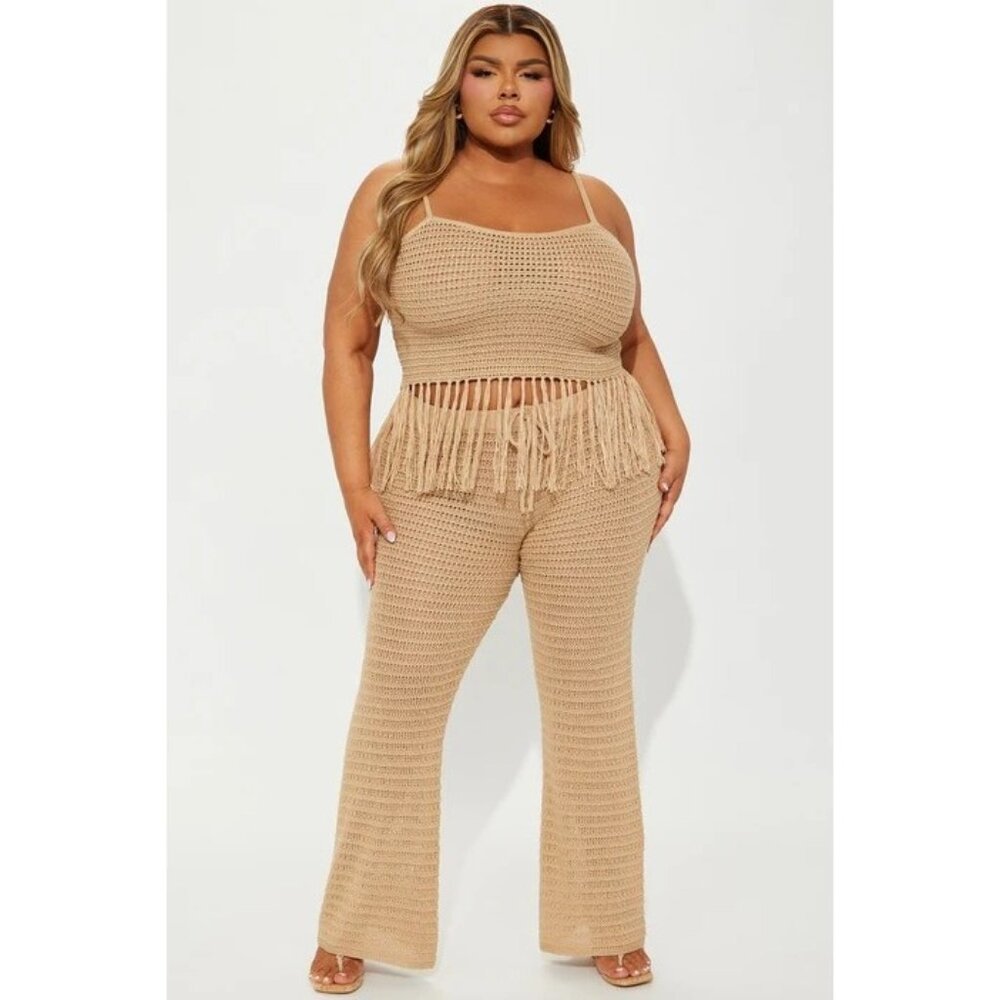 Crochet Pant Set Extra Large